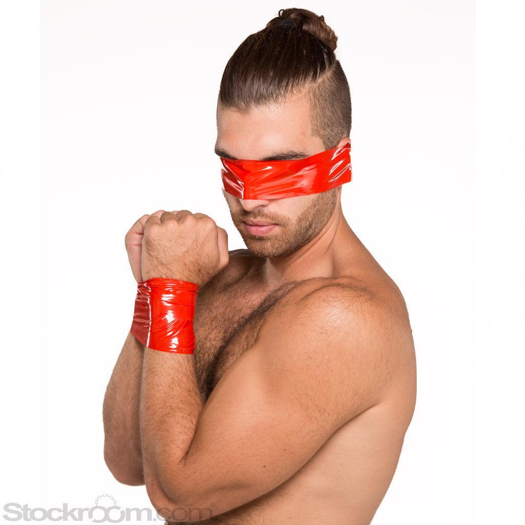 KinkLab Bondage Tape, Safe for Skin & Hair - Red - Image 3
